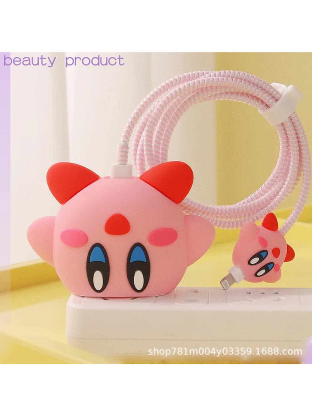 Kirby Video Game iPhone Charger Cable Protector P54